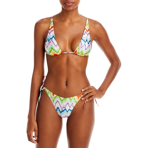 Missoni Other - NEW MISSONI 2 PIECE ZIGZAG STRING BIKINI SET SIZE 46 (US 10)